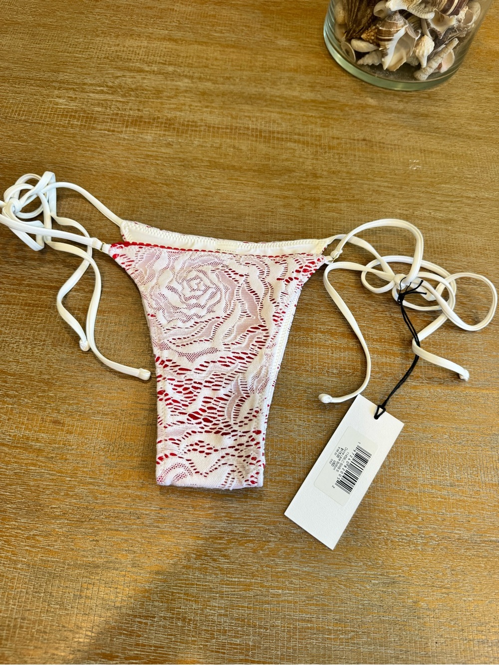 Frankies Bikinis Divine Skimpy String Bikini
Bottom in Sweet Bloom
